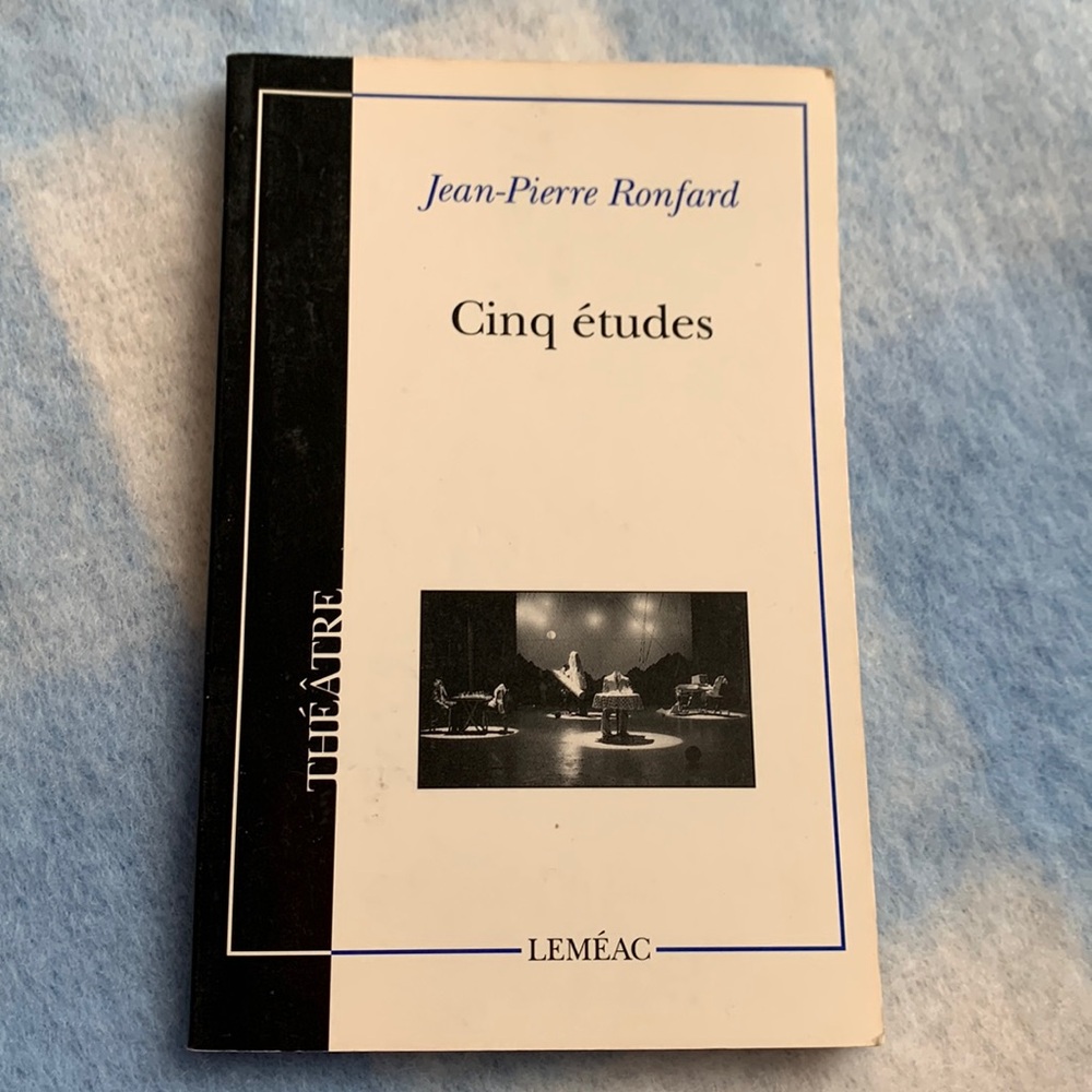 Théâtre Leméac - Jean-Pierre Ronfard:  Cinq études